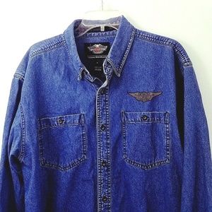 Harley Davidson Motorcycles Long Sleeve Shirt